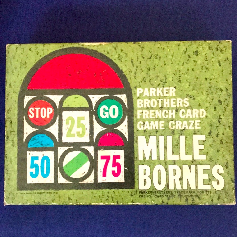 1962 Vintage - Mille Barnes Card Game - Great Condition!